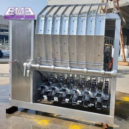 豚屠殺設備 肉処理機械 豚の死体脱毛 Machine-100 豚肉処理ライン