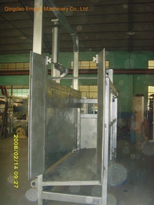 用于牛肉加工生产线的 380V 活牛固定屠宰箱清真屠宰场