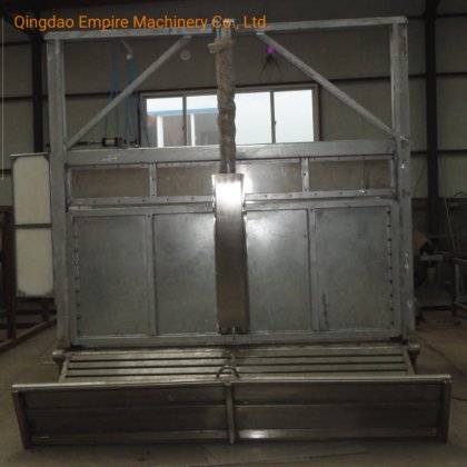 用于牛肉加工生产线的 380V 活牛固定屠宰箱清真屠宰场