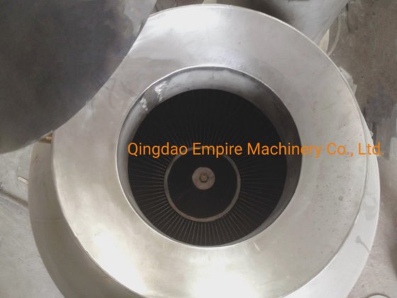 内臓機械の清掃 牛肉処理設備の内部