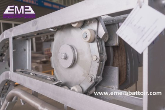 专业制造牛胴体斜吊牲畜屠宰场屠宰设备