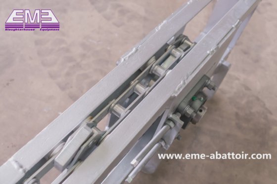 专业制造牛胴体斜吊牲畜屠宰场屠宰设备