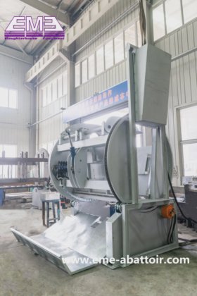 人気のある牛用空気圧儀式ハラール殺害ボックス機器 牛屠殺機械
