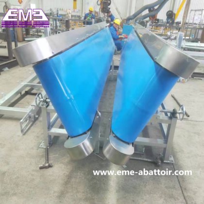 移动式屠宰场 便宜的活羊/活羊约束尼龙皮带输送机