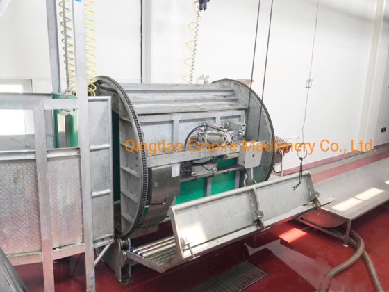 牛の儀式ハラール殺害ボックス屠殺設備動物屠殺場生産ライン