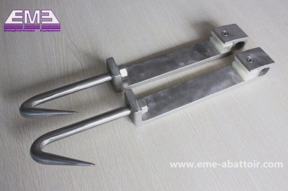 屠殺用アクセサリー機器 フラットレールプーリーフック 牛肉処理機械
