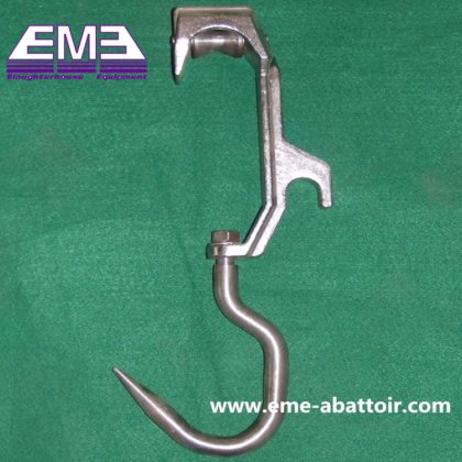 屠殺用アクセサリー機器 フラットレールプーリーフック 牛肉処理機械