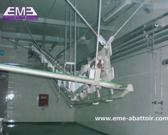 牲畜空转放血镣铐下降机 肉类加工 猪屠宰设备