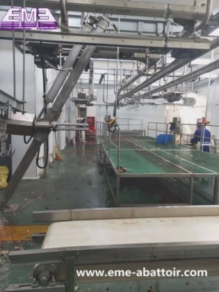 绵羊/山羊皮带式输送机 牲畜屠宰设备