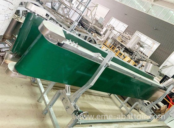 清真羊屠宰场 V 型输送式羊肉屠宰设备 山羊屠宰设备