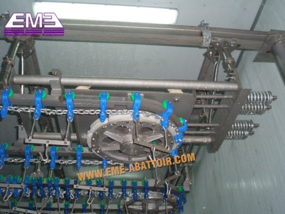 家禽屠宰场生产线设计 鸡鸭鹅自动输送轨道式屠宰机