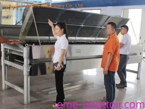 家禽屠殺胴体湯浴機 鶏羽毛除去機器