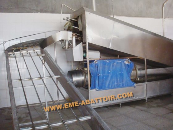 不同屠宰能力的屠宰车间肉类加工生产线 活禽笼滑道式鸡屠宰设备