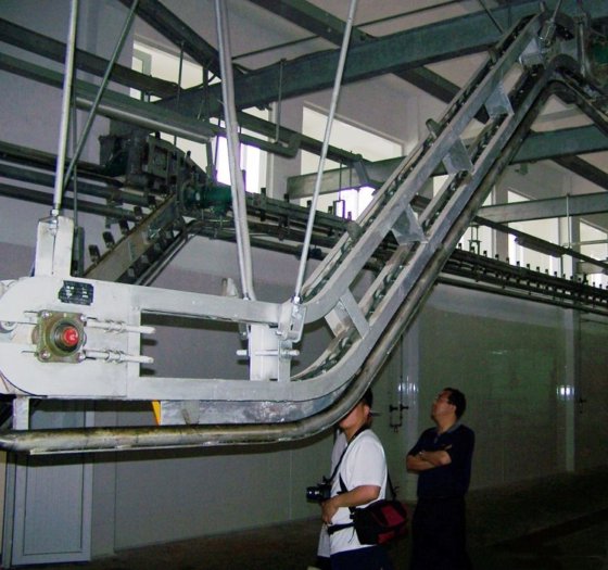 四分の一肉体傾斜荷降ろし機 牛屠殺場設備