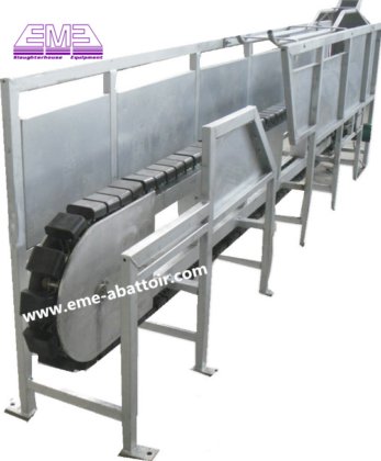 带屠宰场输送线的屠宰场设备 猪跨栏输送屠宰机