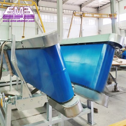 羊や山羊の屠殺前のためのカスタマイズされた家畜屠殺設備用拘束コンベヤー