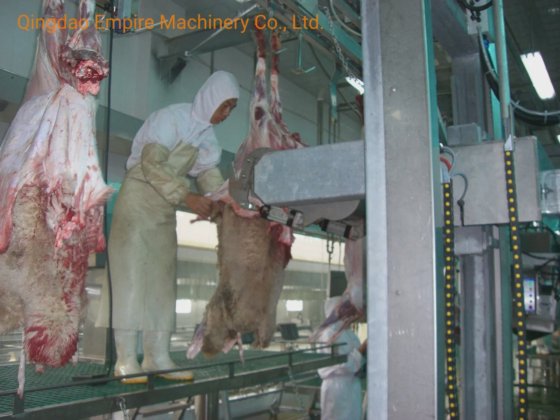 用于肉类加工的立式拉皮羊屠宰机