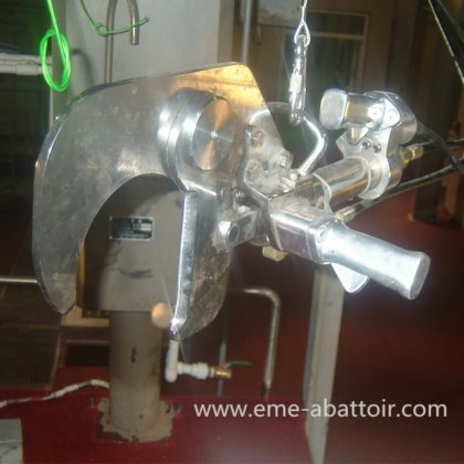 素晴らしいショッピング用の牛角と蹄の油圧シアー、屠殺場の牛屠殺用肉屋機械