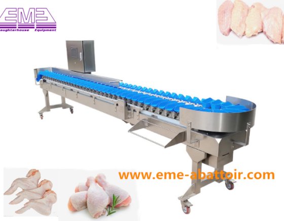 家禽屠殺機 家禽無骨自動選別スケール 食肉処理設備 無骨鶏肉、鴨肉、ガチョウ肉の重量用