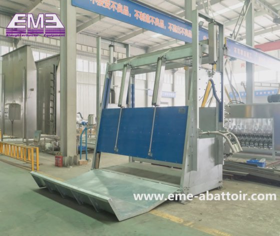 用于牛肉屠宰场机械的穆斯林杀牛箱屠宰机