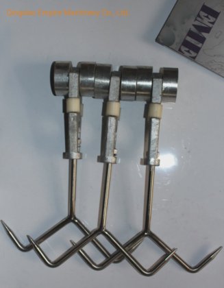 二重軌道プーリーフック豚肉加工機械屠殺場設備