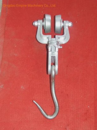 二重軌道プーリーフック豚肉加工機械屠殺場設備