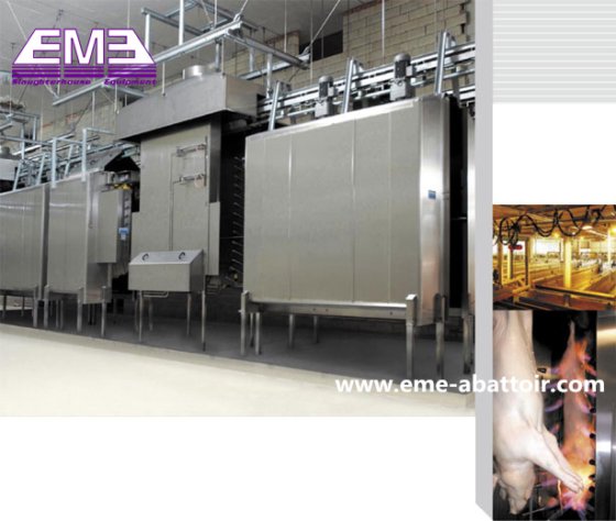 プロフェッショナル食肉処理用豚毛焼き炉脱毛機械