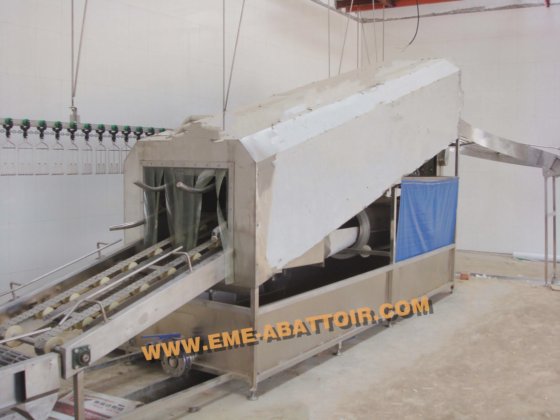 节省时间的鸡笼自动清洗机 鸭屠宰场鸡肉全自动生产线