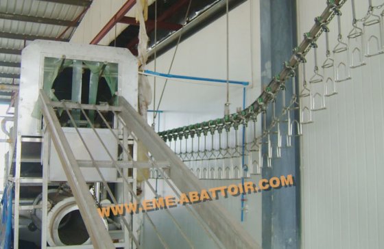 节省时间的鸡笼自动清洗机 鸭屠宰场鸡肉全自动生产线