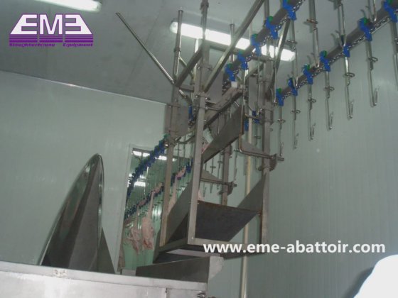 用于鸡鸭鹅养殖场屠宰场设备的家禽胴体卸载装置屠宰机