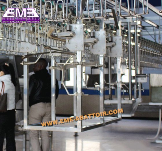 用于鸡鸭鹅养殖场屠宰场设备的家禽胴体卸载装置屠宰机