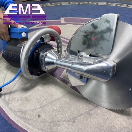 牲畜设备 用于牛/奶牛屠宰设备的牛胴体带式分割锯