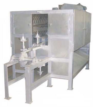 用于屠宰场肉类加工设备的头脱毛机