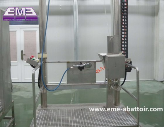 超级方便的剥牛皮自动刀牛牲畜加工设备屠宰场机器