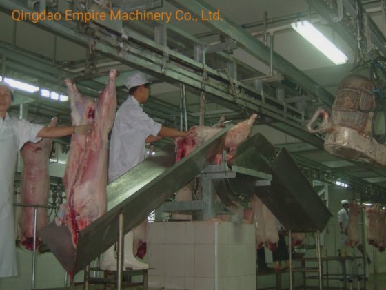 屠宰场设备 用于肉类加工的卧式分割锯猪屠宰机