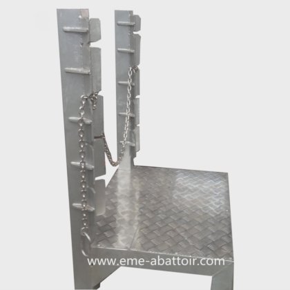 牛用機器 前脚 固定プラットフォーム 家畜屠殺機械