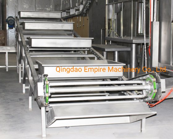 牛の白い内臓コンベヤー屠殺設備