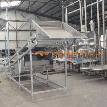 牛の白い内臓コンベヤー屠殺設備