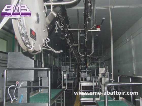 牛头红内脏同步检测输送机 牲畜加工屠宰场设备