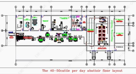 牛半胴体分割锯 牛屠宰场设备出厂价 每天 10 头牛