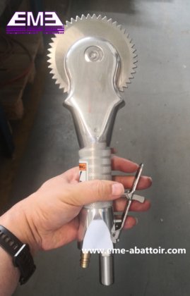 屠殺場機器 空気脱皮器 牛屠殺機器用の空気式皮剥きナイフ