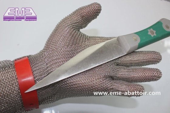 用于肉类加工生产线的 304 不锈钢 Ss 手套配件屠宰设备