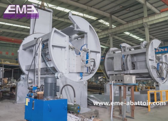 ハラール儀式殺傷用ボックス 牛の屠殺設備 食肉処理用スラッターハウス