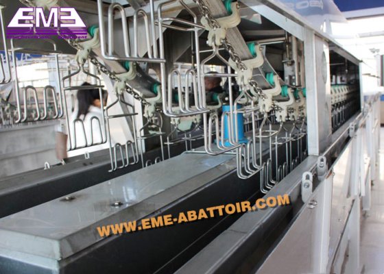 带自动供水装置的鸡肉封闭式胴体烫毛机 屠宰设备