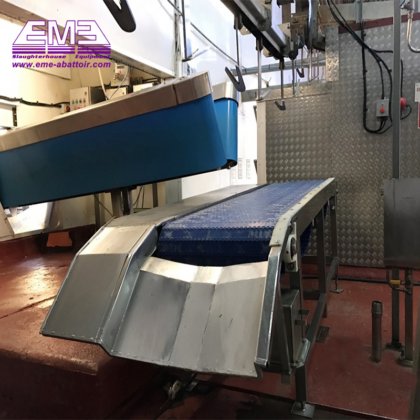 绵羊/山羊屠宰场屠宰场约束尼龙皮带输送机