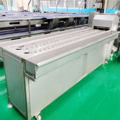 家禽屠宰场加工设备 鸡爪去皮切割加工生产线