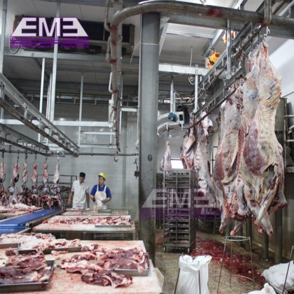 用于屠宰场机械的清真屠宰机 牛屠宰场杀牛箱