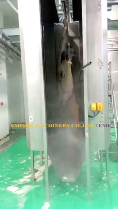 屠殺ライン用の内臓洗浄コンベヤー機械、肉屋設備