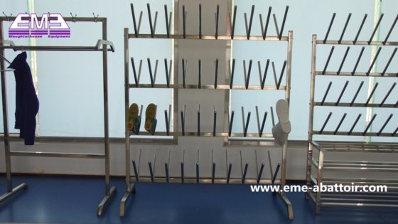 屠宰场配件机 不锈钢鞋靴烘干挂架 屠宰设备