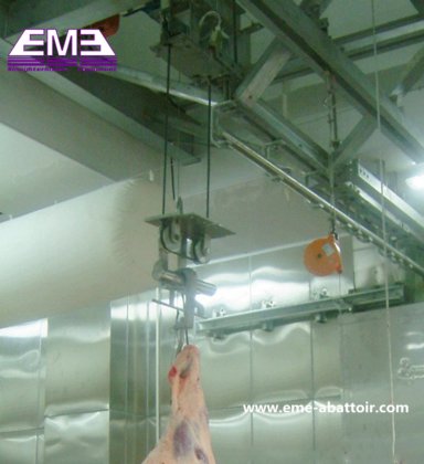 四分之一胴体垂直提升机 奶牛屠宰线 屠宰场设备